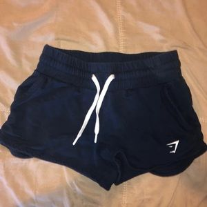 Blue gymshark shorts